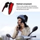 thumbnail image 4 of 1 juego de decoración para casco de motocicleta con orejas y cola de conejo. Accesorios para casco., 4 of 5