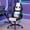 White, variant on XF XINFENG Gaming Ergonomic Office Chair, 250lbs Capacity PU Leather Computer Chair with Lumbar Massage, Height Adjustable 360° Swivel Racing Chair, White