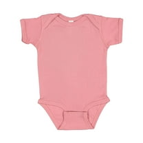 RABBIT SKINS Baby Bodysuit Girl & Boy | Newborn 0-3 Months to 24 Month Toddler, Snap Easy Closure (4400) Mauvelous, 12 Months