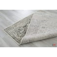 thumbnail image 5 of Ivory/Gray Oriental Persian Floral Pattern Distressed – Modern Vintage Area Rug, 5 of 7