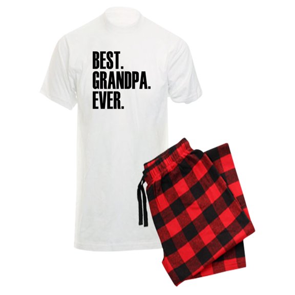 CafePress - Best Grandpa Ever Pajamas - Men's Light Pajamas
