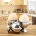 thumbnail image 2 of TONGMI Egg Holder Cup Set of 4 Egg Cups for Soft & Hard Boiled Eggs Stainless Steel, 2 of 13