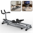 thumbnail image 4 of Kdymod 3-in-1 Stair Stepper & Spine Twist Stretcher &  Waist Trainer, Adjustable Back Stretcher Machine for Lower Back Exercise, Core Activation & Full-Body Home Workout,Gray, 4 of 9