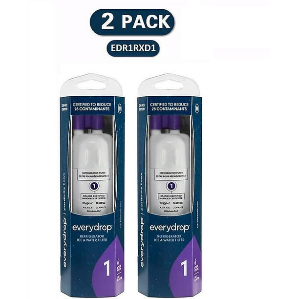 Lishi Whirlpool Everydrop 1 Ice Water Refrigerator Filter 2 Pack