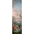 thumbnail image 2 of Boucher, Francois 10x24 Gold Ornate Wood Framed with Double Matting Museum Art Print Titled - Aurora and Cephalus, 2 of 4