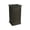 Brownstone, variant on Algreen Covington 27" Self-Watering Planter, Square Pillar, Black Resin