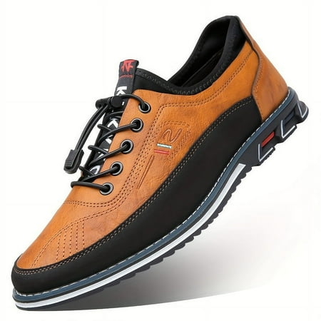 

TUOBKE Size ‘s Elegant Dress Shoes - Adjustable Buckle Comfort Non-Slip Sole - Perfect for Business & Outdoor Events