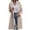 Beige, variant on Women's Double Long Trench Coat Windproof Classic Lapel Slim Overcoat Womens Long Wool Coats Suede Dress Coat Womens Lightweight Coats