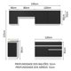 thumbnail image 3 of Cocina Integral Completa Modular Madesa Glamy 240cm BN 07, 3 of 5