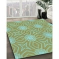 thumbnail image 3 of Ahgly Company Machine Washable Indoor Round Transitional Olive Drab Green Area Rugs, 3' Round, 3 of 7