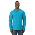 thumbnail image 1 of Jerzees Mens DRI-POWER Active Long Sleeve Crew T-Shirt, 3X, California Blue, 1 of 1
