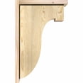 thumbnail image 3 of 8"W x 14"D x 22"H Del Monte Rough Sawn Corbel w/Backplate, Douglas Fir, 3 of 9