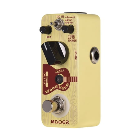 Mooer WoodVerb Pédale de réverbération pour guitare acoustique Pédale ...