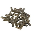 thumbnail image 5 of GOOHOCHY 20pcs Antique Brass Metal Book Scrapbooking Notebook Albums Menus Folders Corner Protectors Bronze Tone, 5 of 8
