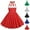 B-White, variant on Zwiiyzr 3-8 Years Girls 1950S Vintage Dresses Summer Retro Polka Dot Button Up Short Sleeve V-Neck Dress Black