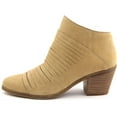 thumbnail image 4 of Lucky Brand Zavrina Black Suede Pointed Toe Western Strappy Ankle Booties (12), 4 of 5