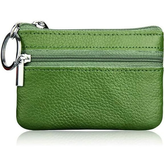 Leather key bag key pouch small for men women