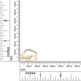 thumbnail image 5 of 1/5 Carat Round Cut Lab Created Moissanite Diamond Enhancer Guard For Engagement Wedding Ring In 14K Yellow Gold Plated 925 Sterling Silver (Color : G-H, Clarity : VVS1, 0.20 Cttw) Size - 8, 5 of 7