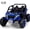 Blue, variant on 24V Kids Ride On Car UTV, 4WD Remote Control Ride on Toys Electric Car for Ages 3-8, LED Lights, Spring Suspension, 3 Speeds, Music, Red