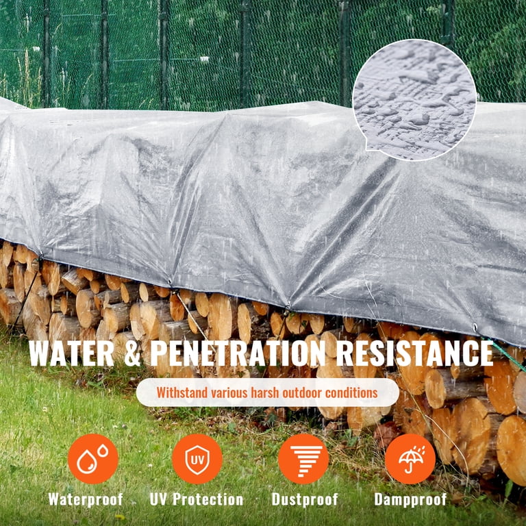 KFFKFF Heavy-Duty Waterproof Tarp, 16' x 20' photo 5