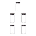thumbnail image 3 of Injueey Frascos de almacenamiento de vidrio apilables con tapas herméticas - Contenedores de almacenamiento de cocina universales y que Type2 NO2, 3 of 6