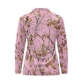 thumbnail image 3 of Uorisanigo Pink Camo Forest Athletic Polo Workout Tops for Women Stylish Breathable Moisture Wicking Casual Tennis Activewear Quarter Zip Pullover Size S, 3 of 7