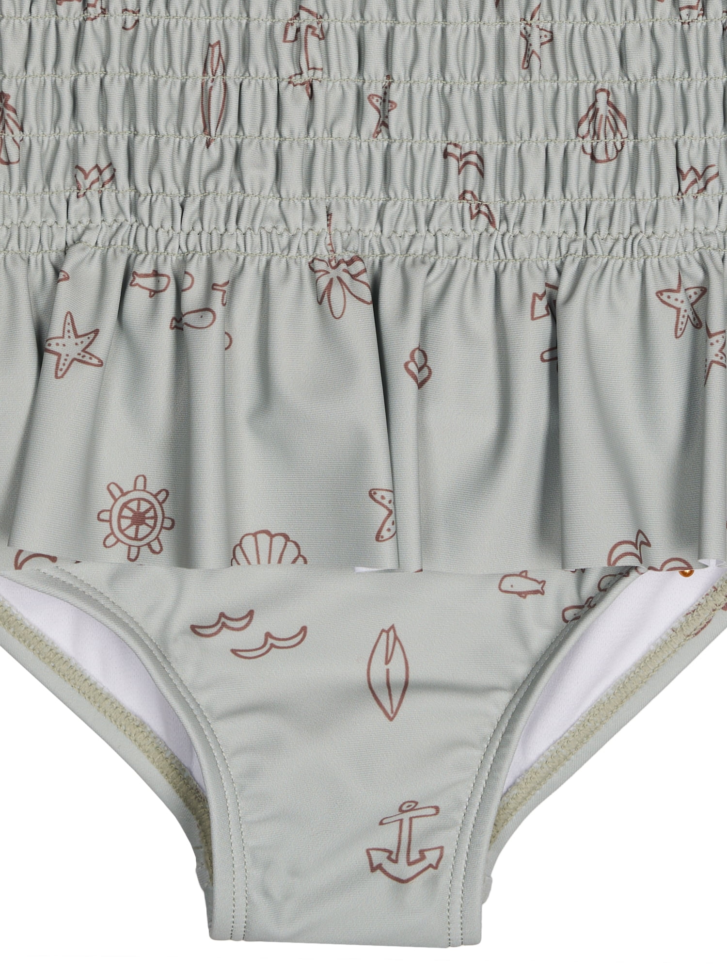 Modern Moments by Gerber Smocked One-Piece Swimsuit (Girl’s, Sizes 12M-5T)