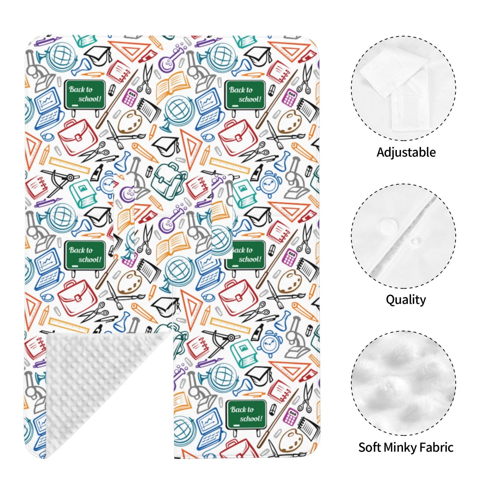 Naloa Back To School Baby Car Seat Cover, Breathable Baby Carrier Cover, Multiuse Baby Carrier Cover & Nursing Breastfeeding Cover