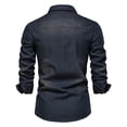 thumbnail image 4 of Camisa Vaquera AIOPESON Hombre Manga Larga Algodón AIOPESON  camisa de mezclilla de algodón, 4 of 6