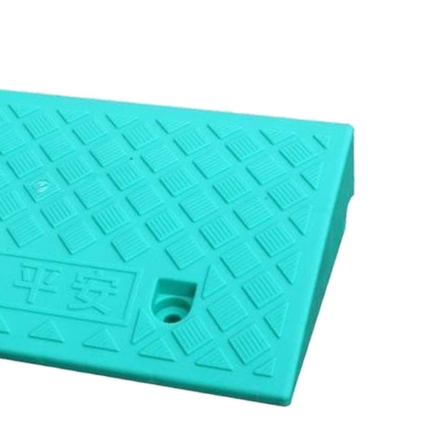 Langgg Portable Curb Ramp Wheelchair Threshold Ramp Kerb Ramp Non-slip 7cm Green