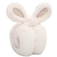 thumbnail image 2 of YAOBAMM Solid Color Earmuffs Women Winter Earmuffs Soft Furry Sequin Rabbit Ear Shape Foldable Warm Covers Adjustable Outdoor Ear Warmers, 2 of 7