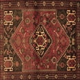 thumbnail image 1 of Ahgly Company Indoor Square Persian Brown Traditional Area Rugs, 4' Square, 1 of 4