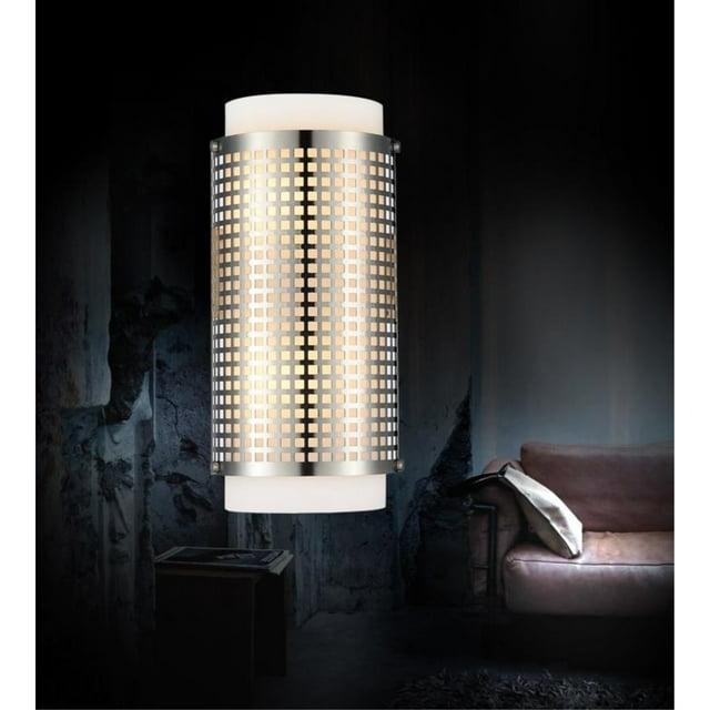 CWI Lighting 2 Light Wall Sconce with Satin Nickel finish