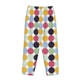 thumbnail image 5 of Goofa Polka Dot Printed Soft Pajama Pants for Women, Wide Leg Comfy Casual Lounge Yoga Pants-X-Large, 5 of 9