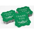 thumbnail image 4 of Inkdotpot Hang Tags Thank You Bridal Shower Favor Bracket Shape Gift Tags Real Silver Foil Bonbonniere Tag Pack Of 100, 4 of 7