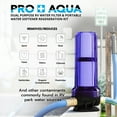 thumbnail image 2 of PRO+AQUA RV Water Filter AND Portable Water Softener Regeneration Kit - 5 Micron Filtration, Anti-Corrosion Brass Fittings, Transparent Housing, Filters chlorine, bad taste, odors, sediment, bacteria, 2 of 6