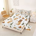 thumbnail image 2 of Erosebridal Kawaii Capybaras Bed Sheets,Cute Animal Rustic Farmhouse King Sheets For Kids Teens 4-Piece, 2 of 6