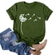 thumbnail image 1 of Puntoco Mujeres Casual Carta Impresión Mangas Cortas O-Cuello Camiseta Suelta Blusa tops Puntoco Puntoco-3279, 1 of 5