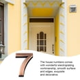 thumbnail image 4 of Yuarrent Números de casa para el exterior del hogar, exquisitas marcas numéricas resistentes, accesorios de marcado de puertas para el de Decoración del hogar Numero 7, 4 of 6
