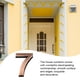 thumbnail image 4 of Yuarrent Números de casa para el exterior del hogar, exquisitas marcas numéricas resistentes, accesorios de marcado de puertas para el de Decoración del hogar Numero 7, 4 of 6