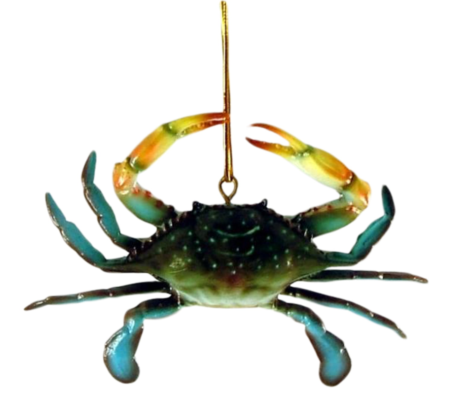 12 Realistic Three-Dimensional Blue Crabs 3 3/4 inch 12 pcs Crab Shack Decor 