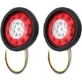 thumbnail image 1 of 19 LED Trailer Stop Tail Light, Red Yellow, Plastic Black, 10-30V, Compatible with Trucks Trailers (Pack of 2), 1 of 5