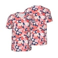 thumbnail image 3 of Daiia Japanese Cherry Blossoms Mens Baseball Jersey Button Down Shirts Short Sleeve Sports Uniforms-Medium, 3 of 9