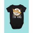 thumbnail image 3 of Fox King Bodysuit Infant -Image by Shutterstock,  18 Months, 3 of 4