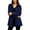 Navy-jackets, variant on Long Raincoat for Women, Waterproof Hooded Zip up Coats, Tunic Fashion Outdoor Windbreaker Travel Jacket