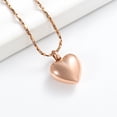 thumbnail image 4 of Small Heart Cremation Urn Necklace for Ashes Stainless Steel Urn Memorial Ash Pendant Keepsake Jewelry for Women Men, 4 of 8