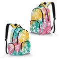 thumbnail image 2 of Xixirimido Cosmic Tie-Dye Print 17 Inch Kids Backpacks for Boys Girls Preschool, Kindergarten, Elementary School Backpacks with Multi-pocket Students School Bag, 2 of 8
