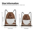 thumbnail image 4 of Bingfone Coffee Cafe Cup Drawstrings Backpacks Bags For Men Women Gym Drawstrings Bag, 4 of 9