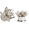 thumbnail image 1 of ORUYROP KUBOOZ Mode Colorée Fleur de Rêve Élégante Bouchons d'Oreilles Jauges Tunnel Étireur Perçage Bijoux, 1 of 7