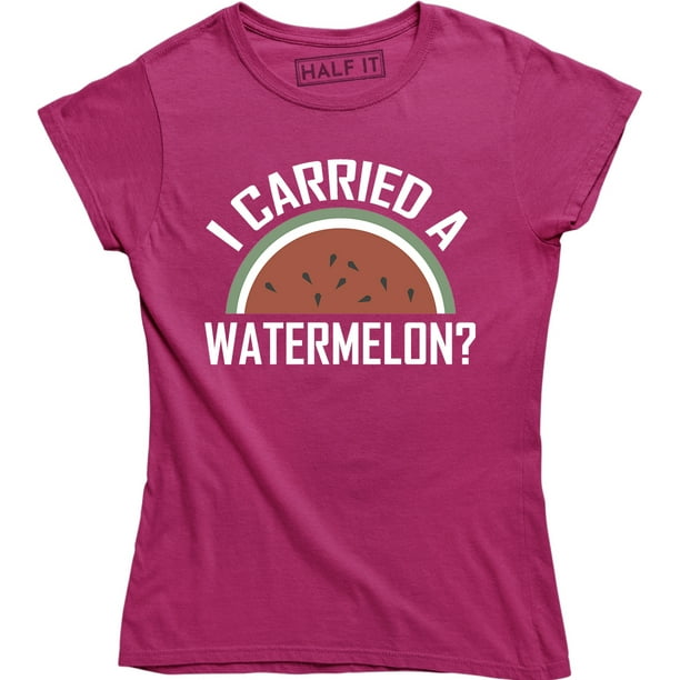 Half It I Carried A Watermelon Suprise Pregnancy Announcement Women half-it-i-carried-a-watermelon-suprise-pregnancy-announcement-women